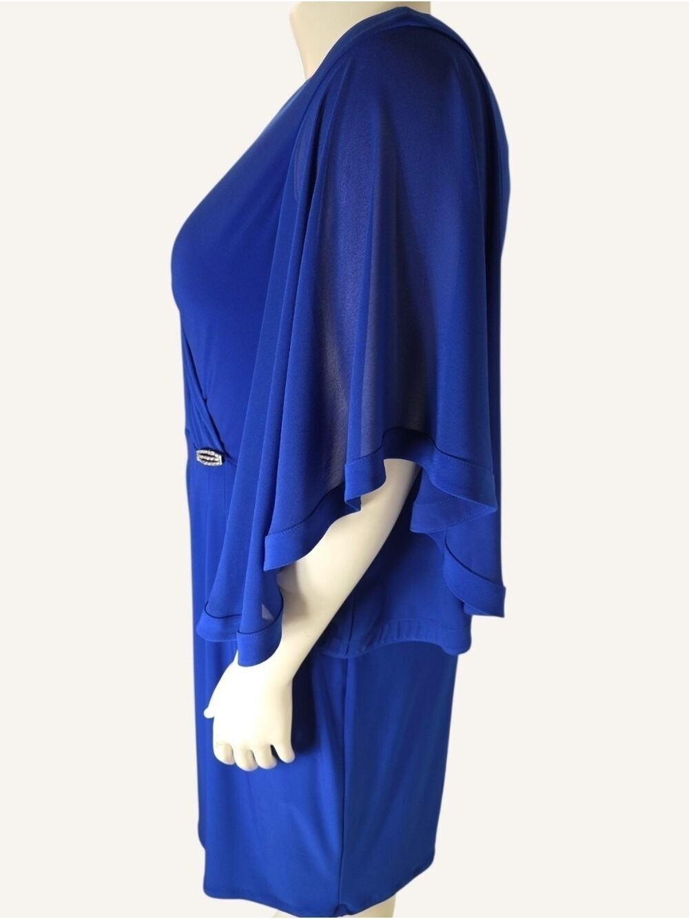 Joseph Ribkoff Royal Blue Wedding Guest Dress Size 20 NWT - Picture 4 of 9